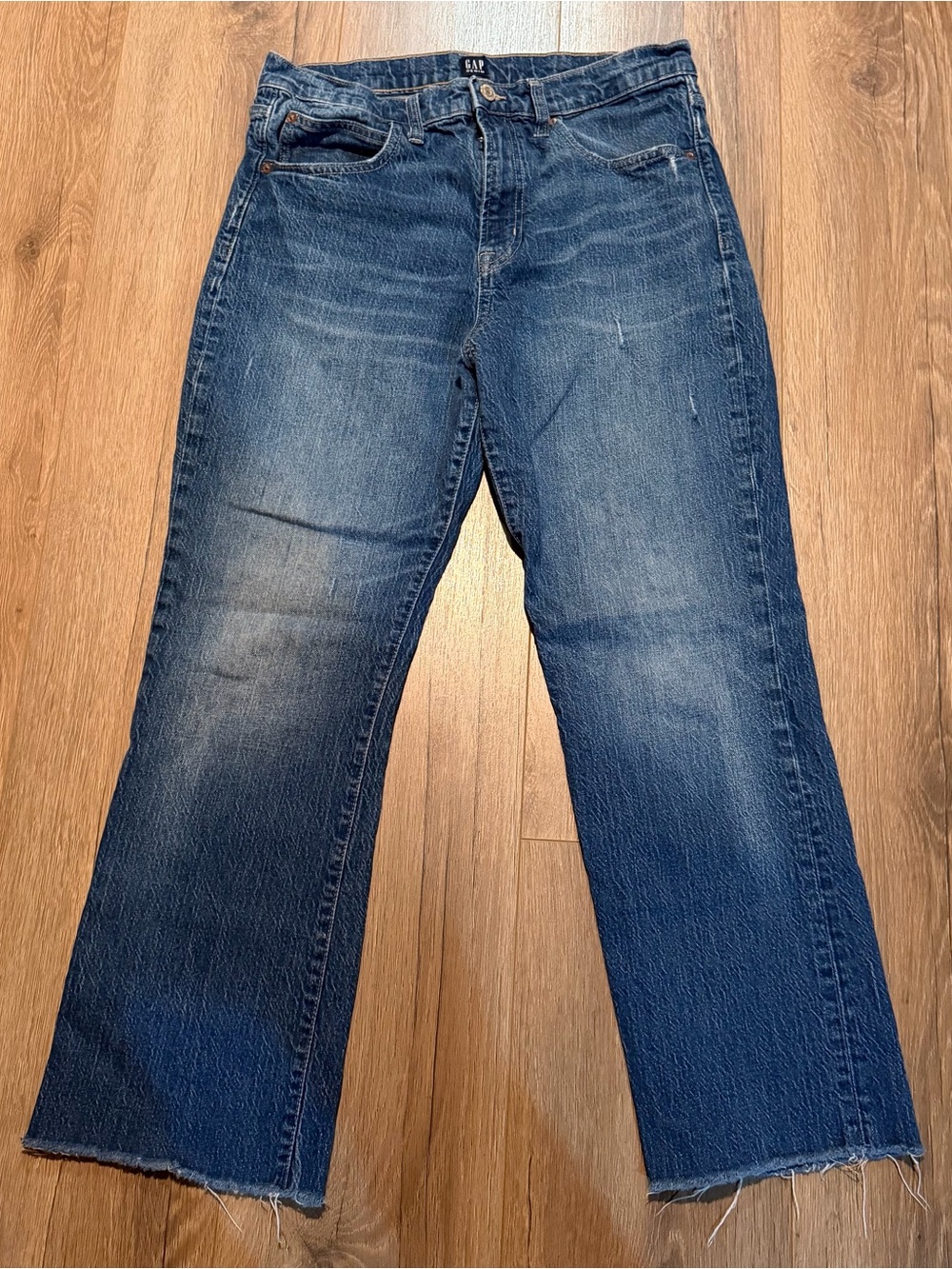 GAP Ankle Flare Denim Blue Women’s Medium Indigo 10/30R Women’s